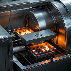 Human Crematorium Oven Funeral Supplies Machine