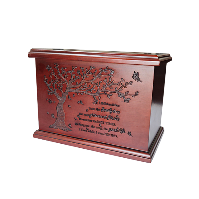 Wooden Cremation Ash Urn