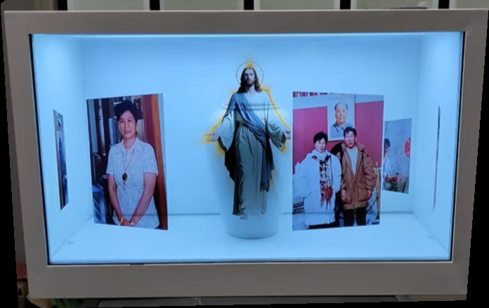 Columbarium Niches with Hologram Technology