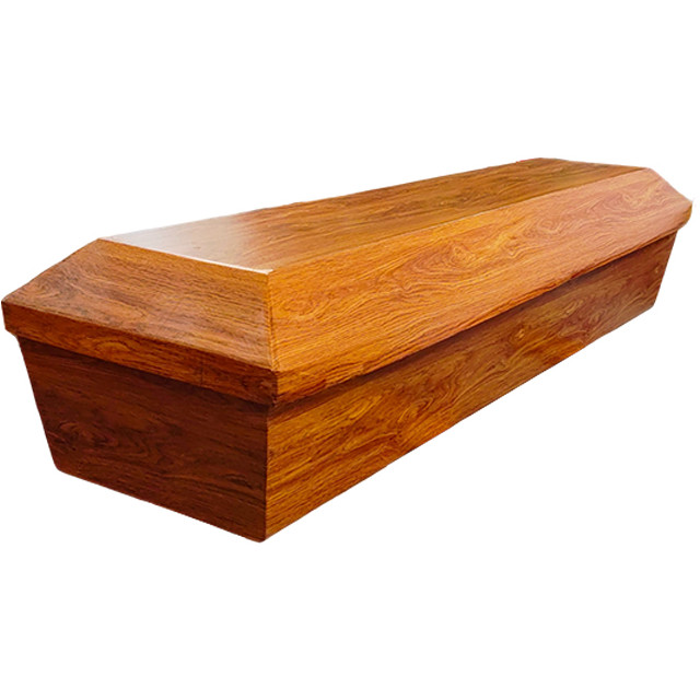 Eco-friendly Good Quality Wooden Design Corrugated Cardboard Casket Coffin