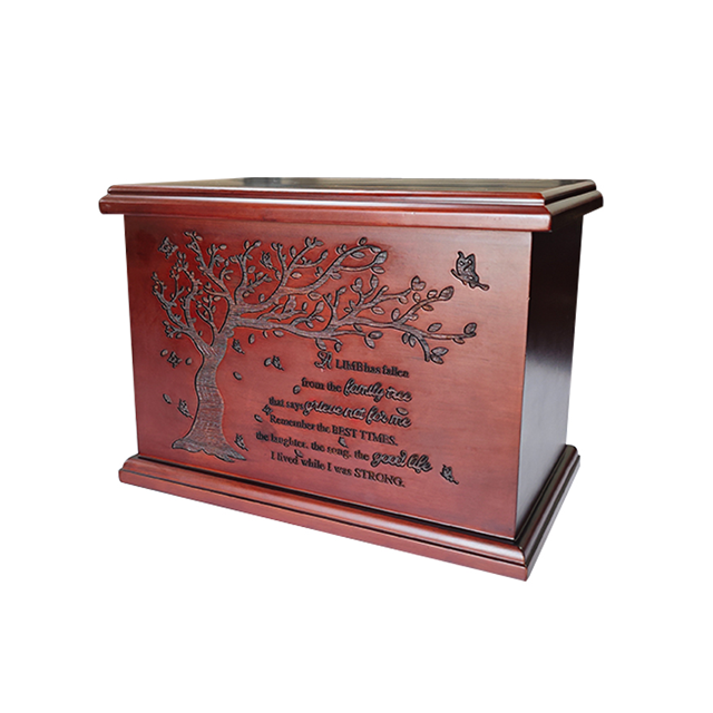 Wooden Cremation Ash Urn