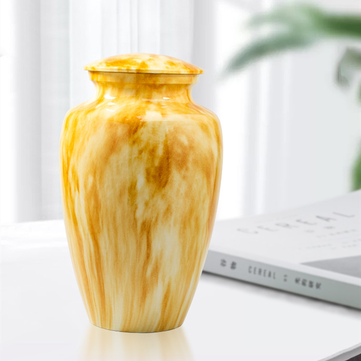 Metal Aluminum Cremation Urns for Ash Storage