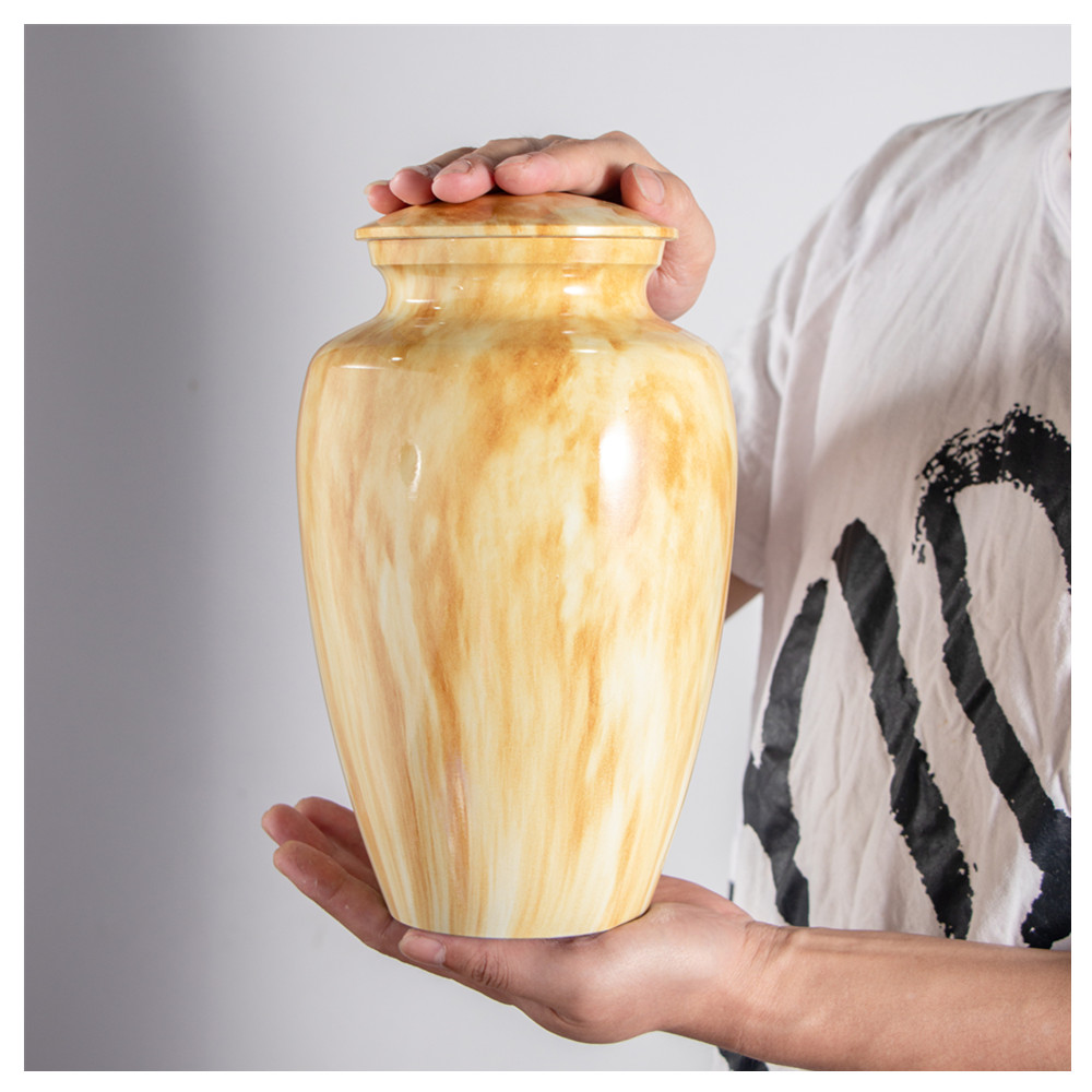 Metal Aluminum Cremation Urns for Ash Storage