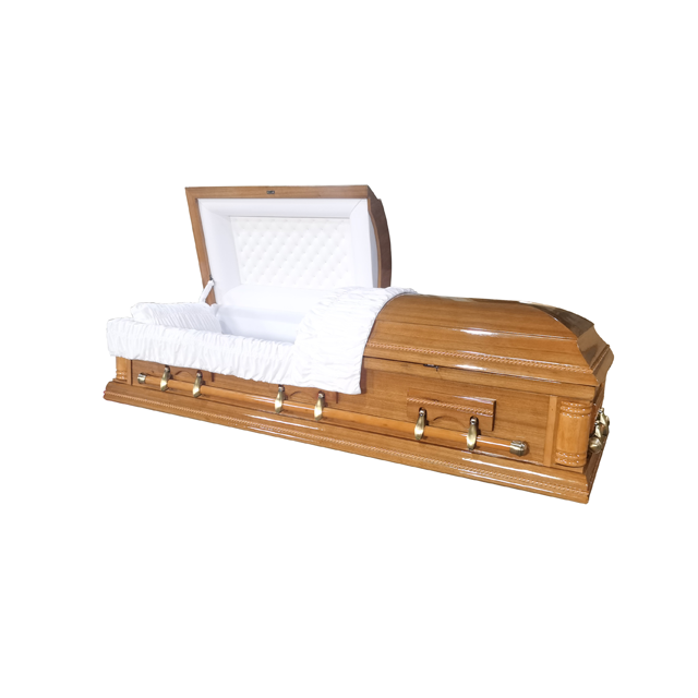 American Style Solid Wood Casket