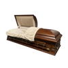 Western Style Solid Wood Casket
