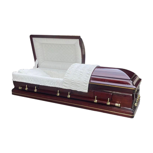 American Style Solid Wood Casket
