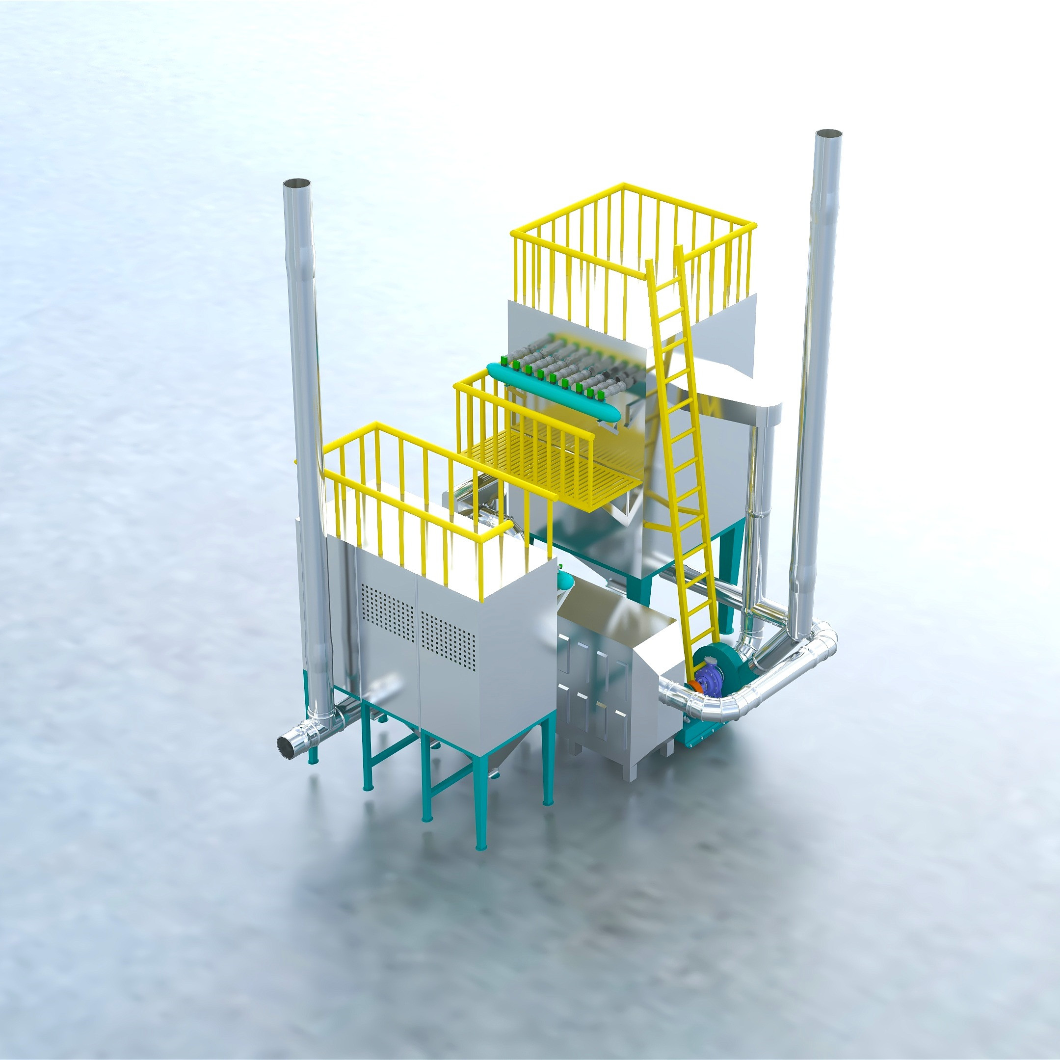 Cremation Machine Emission Filter System Installation